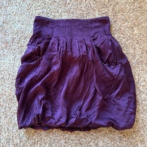 Anthropologie Lauren Moffatt Purple Skirt Size 2